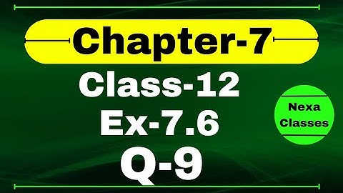 Class 12 Ex 7.6 Q9 Math | Chapter7 Class12 Math | Integration | Ex 7.6 Q9 Class 12 Math