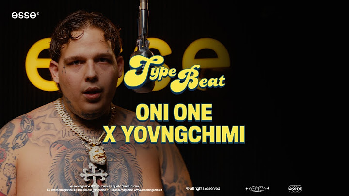 Oni One Rappa su un type beat di Yovngchimi