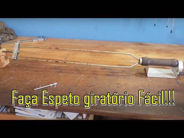 Espeto Giratorio - Espetoflex - Espeto Grill - Espeto Rotativo - Girofest -  Eletrico - Pilha - Portatil - Coprometal