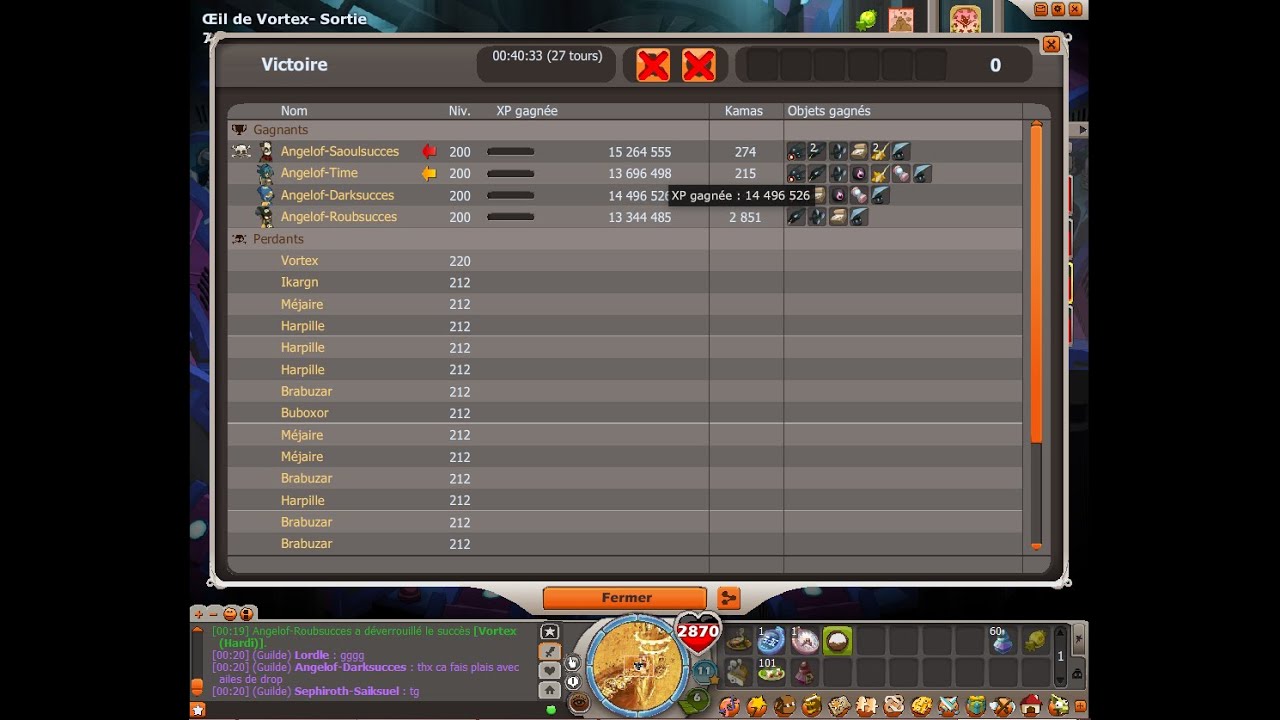 [DOFUS] Vortex Hardi Panda Xel Sram Roub - YouTube