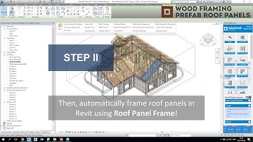 Prefabricated Timber/Steel Roof Paneling & Framing in Revit (Sneakpeek)