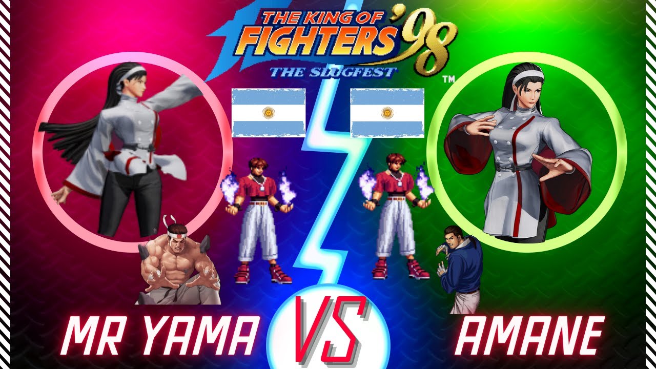 KOF 98 | Mr Yama VS Amane | Fightcade2 High Level Replay Match | kof 98 high level gameplay | FT-10