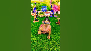 Lalla is feeling sleepy Radhe Radhe 💤#laddu #viralvideo #new #Laddu Gopal#