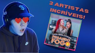 GRINGO REACTS to Lara Silva & Pocah - Pegando Fogo!