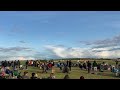 B-17 Sally B ex USAF United States Airforce WW2 bomber takeoff at Duxford Flying Evening Airshow !