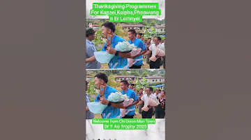 MDFA Players Thanksgiving Programme For Kapzei Phoawang Kaipha N Er Lemnyei Chi Union Mon Town 