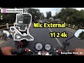 Suara Mod Mic External Xiaomi Yi 2 4k | Motovlogger Ngapak