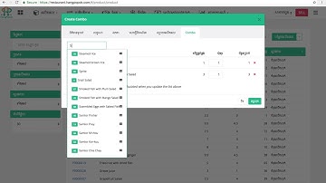 How to create combo product in Hangpopok Cloud POS System