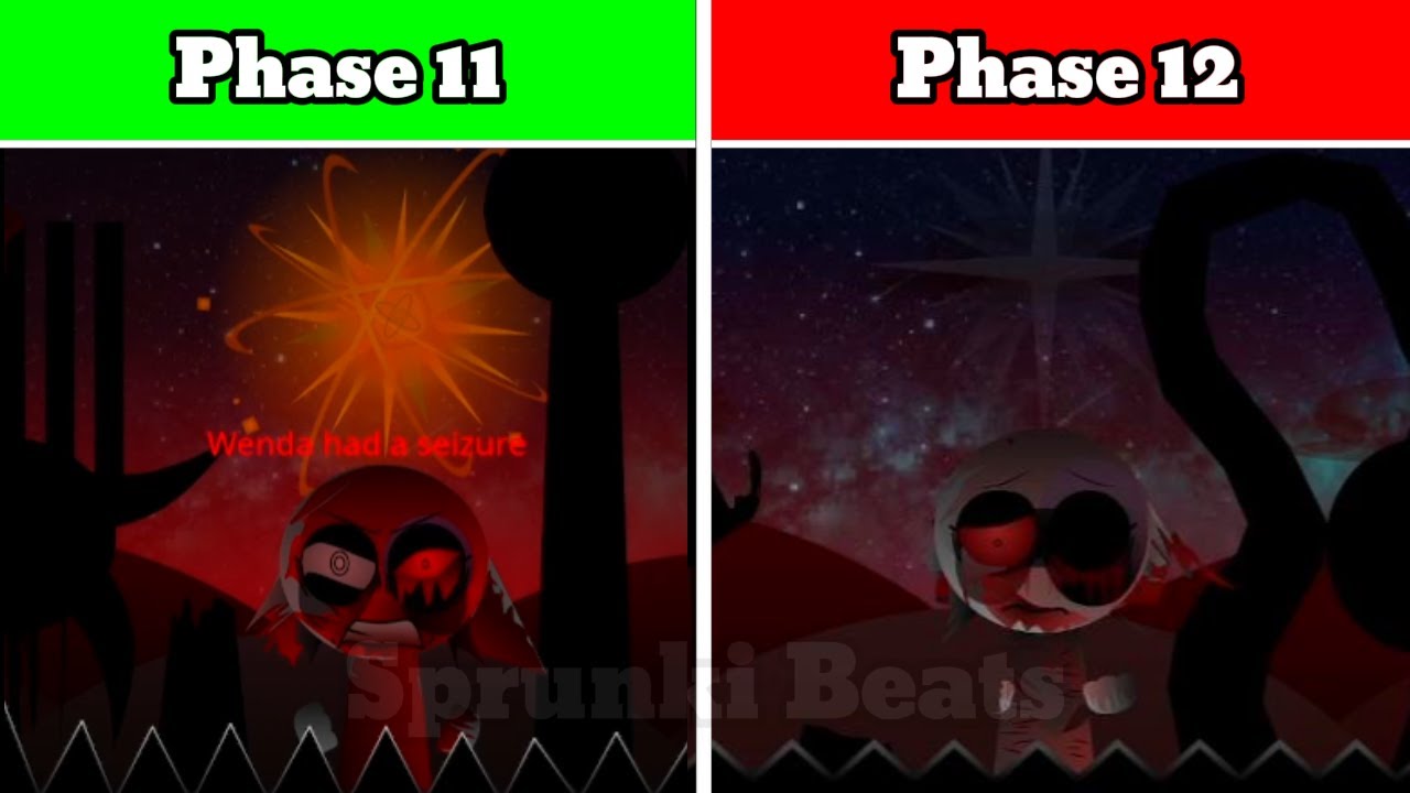INCREDIBOX SPRUNKI: New Definitive - Phase 11 Blood moony upd VS Phase 12 Version (New FANMADE)