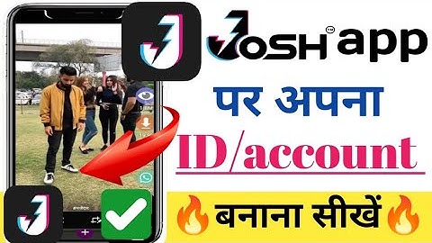 Josh App par ID kaise banaye | How to make ID on Josh App | Josh App Par account kaise banaye |@josh