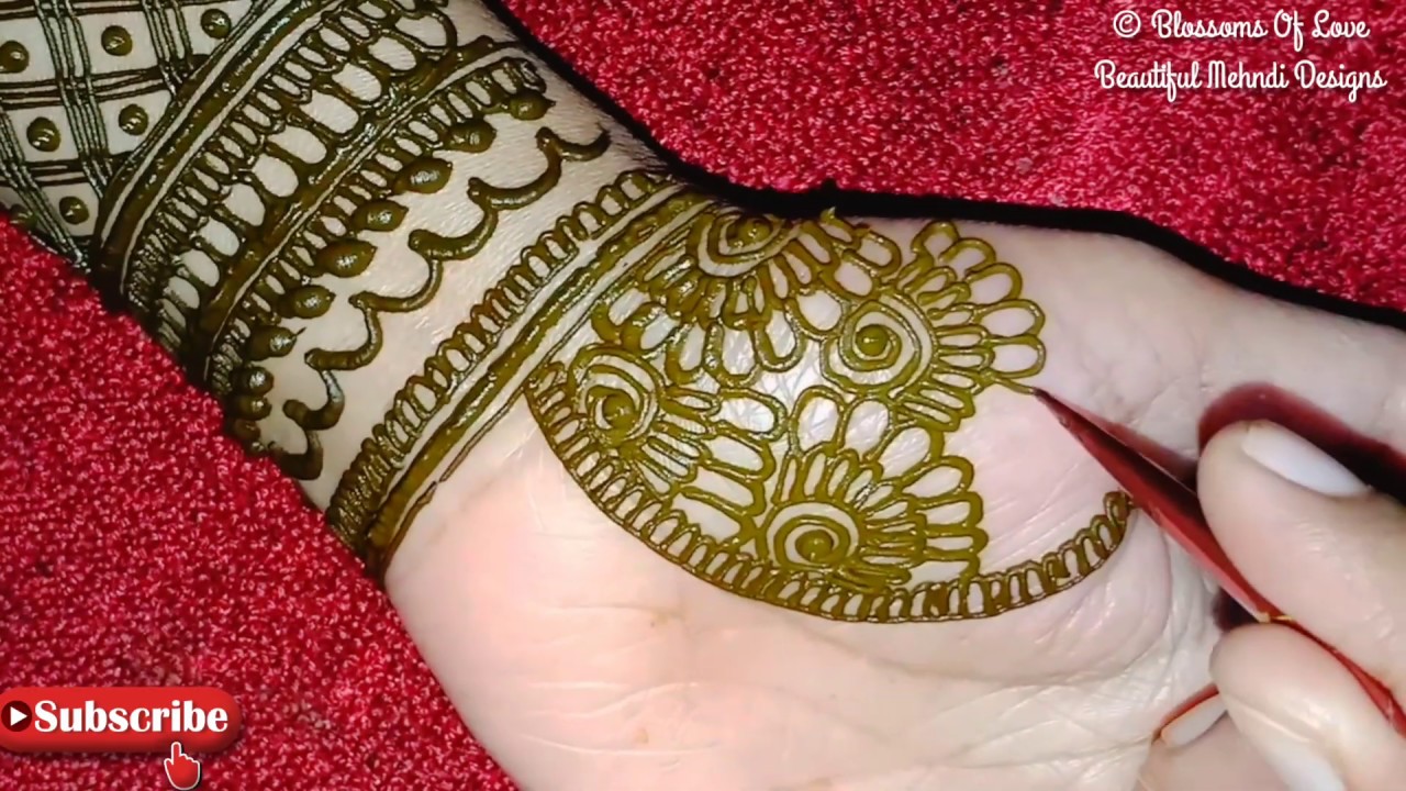 Easy full hand mehndi design | new mehndi design - YouTube