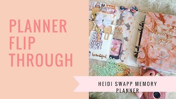 Heidi Swapp Memory Planner Flip Through