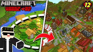 Transforming An Entire Village in Hardcore Minecraft 1.20!!!!! With CHUTKI_DADI