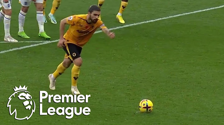 Ruben Neves gives Wolves 2-1 edge against Brighton | Premier League | NBC Sports