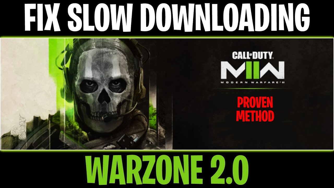 Fix Warzone 2 Slow Download