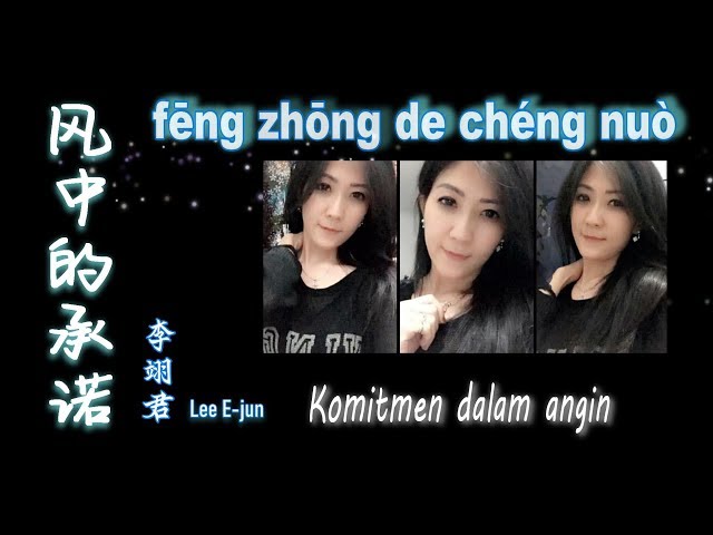 💖 [ 經典歌曲 ] Fung Cung Te Cheng Nuo / Komitmen Dalam Angin - Lee E-jun 风中的承诺- 李翊君 class=