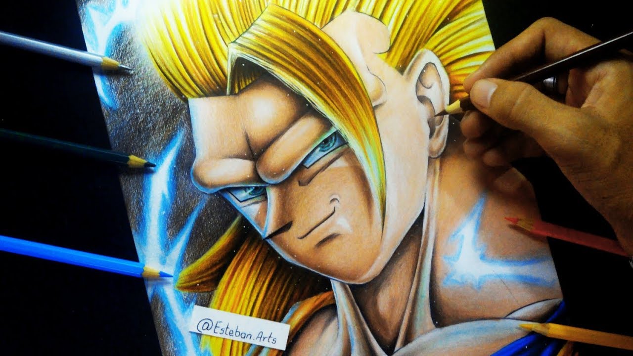 Como Dibujar A Goku SSJ3 | How To Draw Son Goku | Dragon Ball Super | Con  Colores de Madera - thptnganamst.edu.vn
