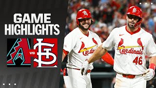 D-backs vs. Cardinals Game Highlights (4\/22\/24) | MLB Highlights