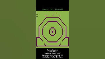 Reactor - 1983 - Atari 2600 ( Atari VCS ) ( Shorts ) #games #atari #atari2600 #atarivcs #retrogaming