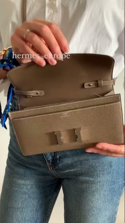HERMÈS CONSTANCE WALLET LONG TO GO, Unboxing, What Fits