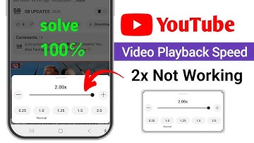 Youtube Video 2x Speed Not Working Problem 2025 | Youtube Playback Speed Not Working Problem 2025