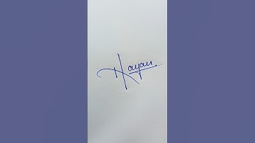 how to sign Nayan name signature? ✍️😍🥰 #shorts #signature