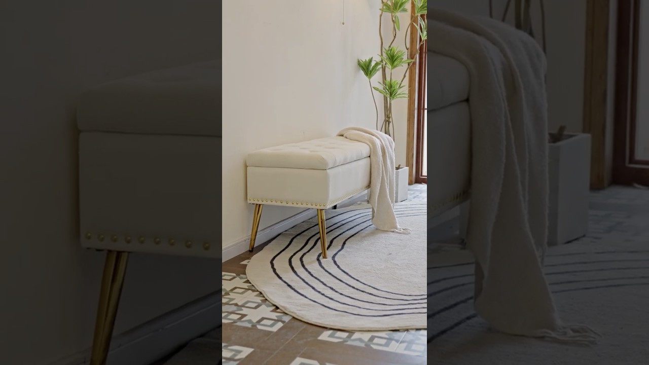 Check Your Elegant Storage Bench！