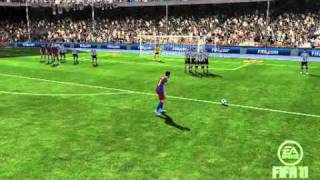 Xavi Curve Goal 2 - Fifa 11
