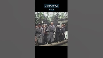 Incredible footage from Japan in the 1890s ❤️ #oldfootage #japan #colorized