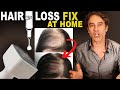 How to STOP 👨‍🦱 HAIR LOSS 👨‍🦱 at HOME and GROW HAIR NATURALLY