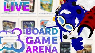 【 Board Game Arena 】お久しぶりだ！大騒ぎだボードゲームアリーナ！必殺オオカミの舞スリー！！【 #ケモノVtuber 】
