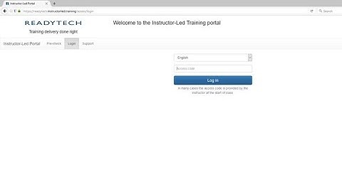 ReadyTech Virtual Classroom