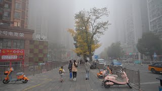 [4K] Foggy day in Huaguoyuan, Guiyang City, China, morning walk