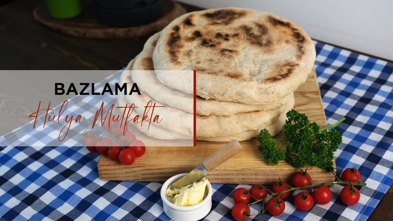 Çayda, kahvaltıda, yemekte ???? Pratik Ve Yumuşacık Efsane Bazlama Tarifi