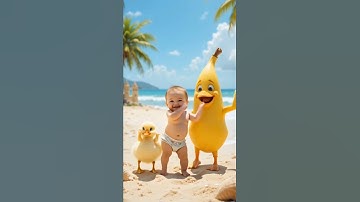 Thumbnail of Chicken 🐔 banana 🍌 song video.#short #aishort #trending #viral #viralshort #foryou #aishorts
