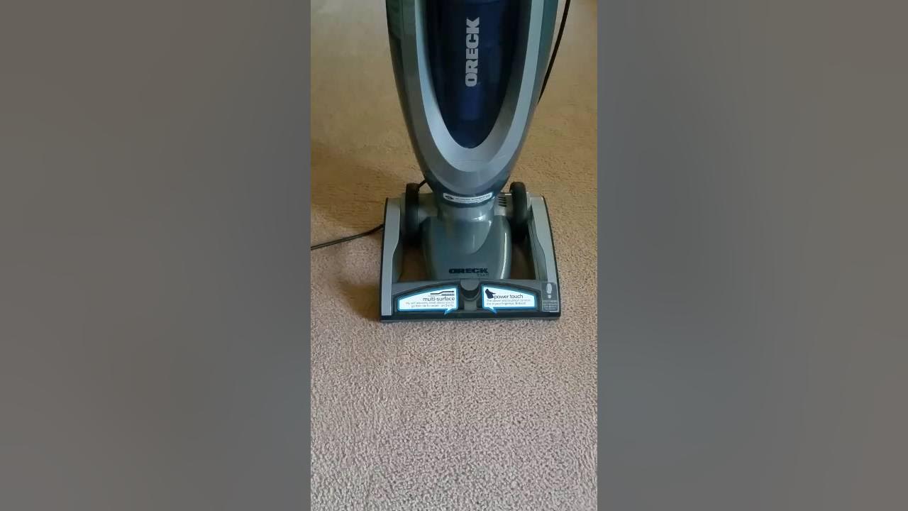 Oreck touch upright bagless vacuum YouTube