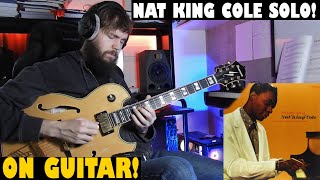 Nat King Cole solo on guitar!