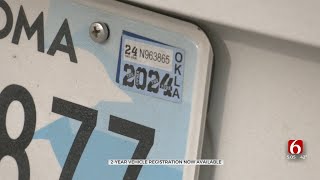 Bill Adds 2-Year Renewal Option For Vehicle Registration For Oklahoma Drivers