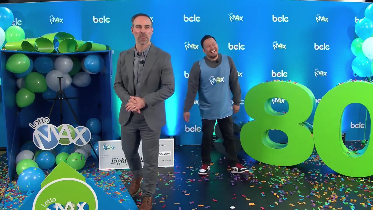 $80 MILLION Lotto Max Winner Celebration