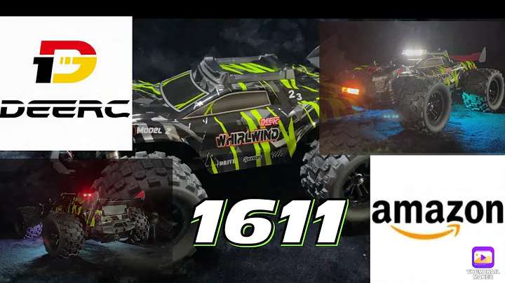 DEERC 1611 Brushless RC Car 1/14  Unboxing and beach run 