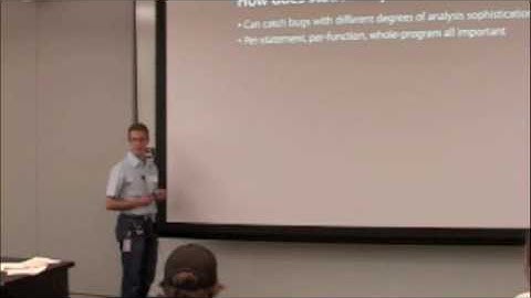 2008 LLVM Developers Meeting - Finding Bugs with the Clang Static Analyzer - 2 of 5