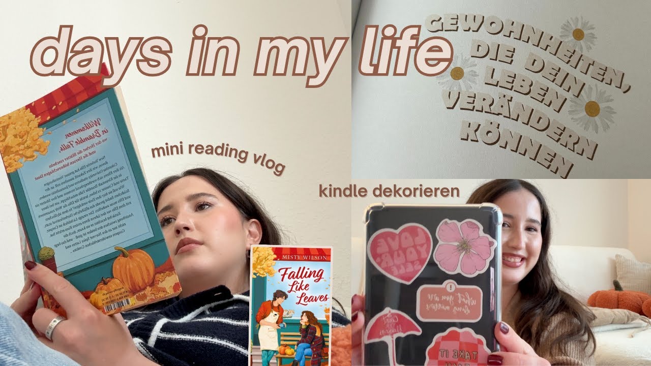 Days in my life🤎 Kindle dekorieren, Mini reading vlog, AYLIVA Konzert, Wochenplanung ✨🎙️🍂