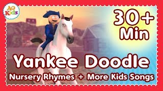 Yankee Doodle   More Kids Songs | 30  Minute Compilation