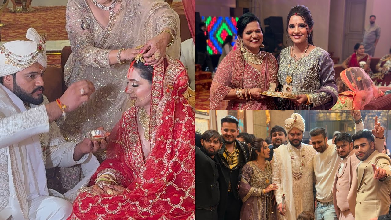 Manish Full wedding Vlog + Bahu Welcome🥰