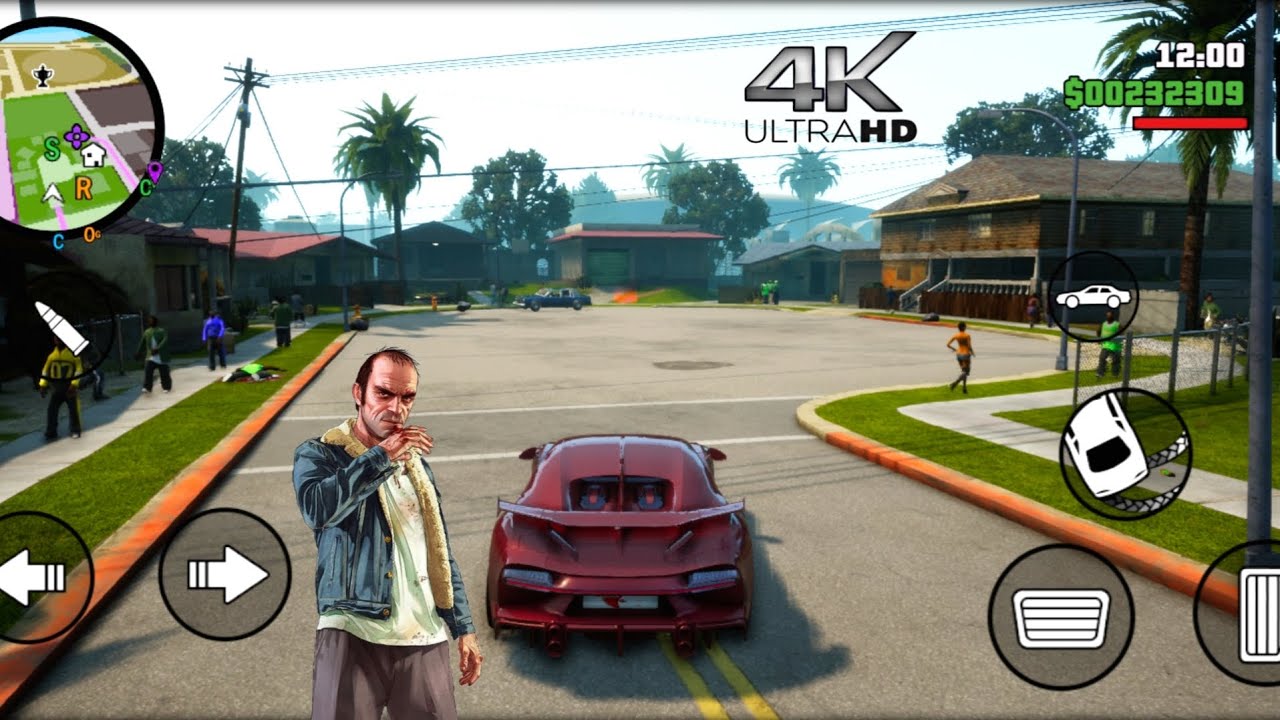 GTA SA Definitive Edition Mobile (Android/iOS) NEW CLEO MOD Menu Cheat - 4K Ultra HD GFX Graphics 