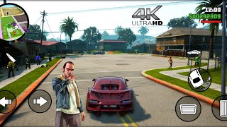 GTA SA Definitive Edition Mobile (Android/iOS) NEW CLEO MOD Menu Cheat - 4K Ultra HD GFX Graphics  screenshot 2