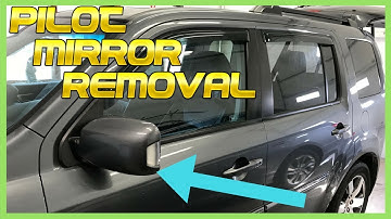 2009 2010 2011 2012 2013 2014 2015 Honda Pilot Mirror Removal How to Remove Replace Install Side