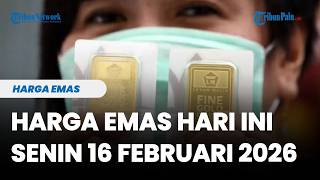 Harga Emas Hari Ini Senin 16 Februari 2026, Emas Antam Turun Jadi Rp 2,940,000 Per Gram