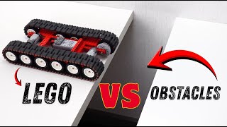 5 LEGO Tracked Vehicles vs 4 Extreme Obstacles - Who Survives?