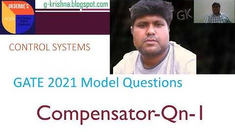 GATE-2021-Control Systems Model Questions-Compensator q1